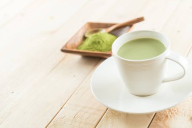 hot matcha latte 