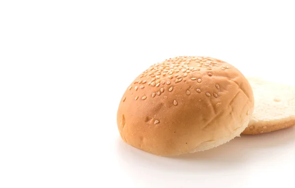 Hamburger bun on white background — Stock Photo, Image