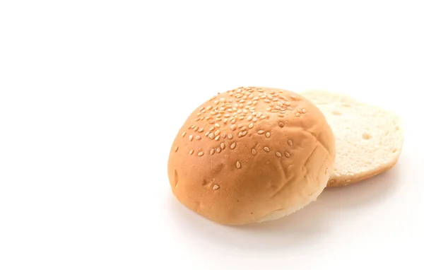 Hamburger bun on white background — Stock Photo, Image