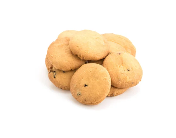 Butter cookies on white background — Stock Photo, Image