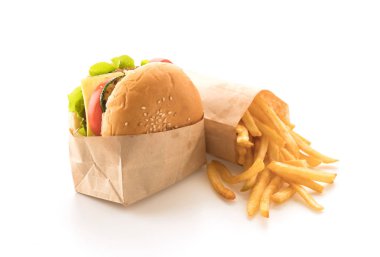 Biftek ve patates kızartması.