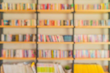 abstact bulanıklık kitap raf 