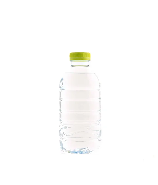 Botol air pada latar belakang putih — Stok Foto
