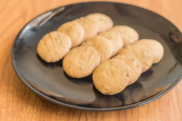 Smör cookies på tallrik — Stockfoto