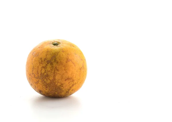 Frisk orange på hvid baggrund - Stock-foto
