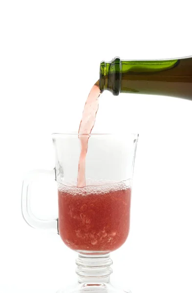 Sparking apple cranberry — Stock Photo, Image