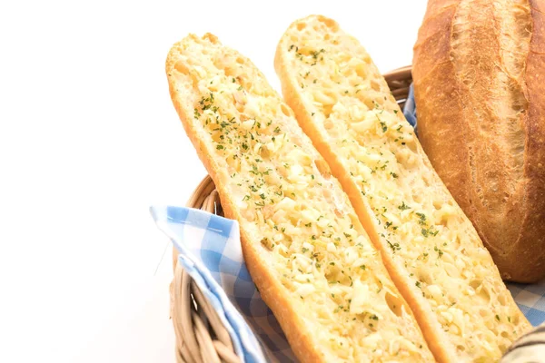 마늘 프랑스 빵 — 스톡 사진