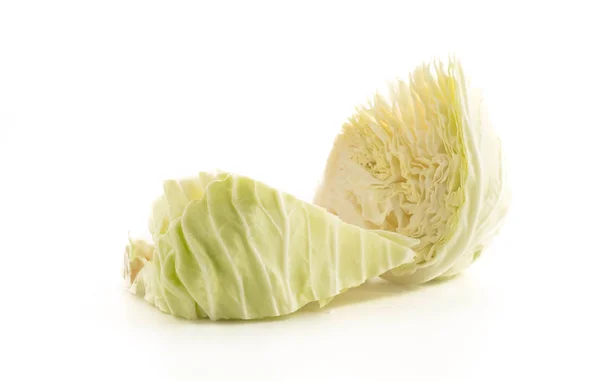 Φρέσκο λάχανο σε λευκό φόντο — Φωτογραφία Αρχείου
