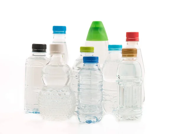 Water bottle on white background — Stock Photo, Image