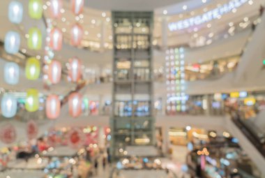 soyut bulanıklık alışveriş merkezi