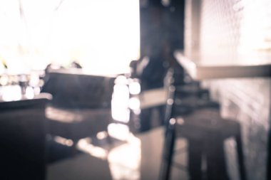 Kahve dükkanında soyut bulanıklık