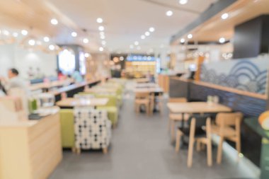 Restoran soyut bulanıklık