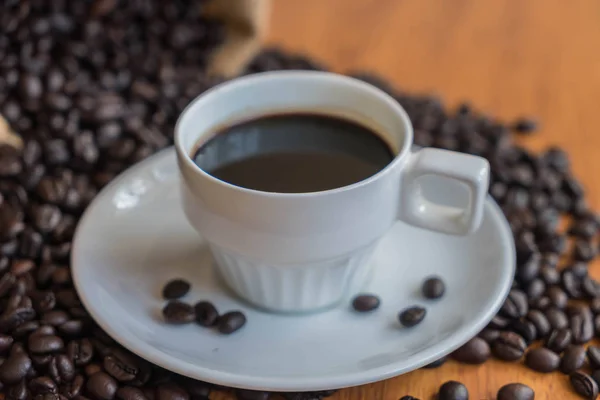 Cangkir kopi hitam — Stok Foto