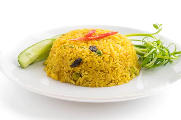 Smażony ryż curry — Zdjęcie stockowe