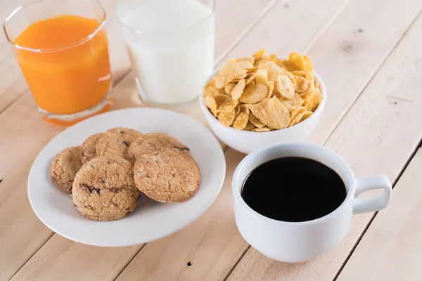 Frühstückstisch — Stockfoto