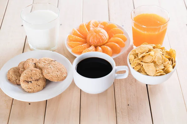 Table Breakfast Set — Stock Photo, Image