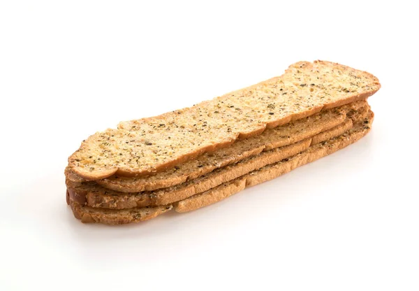 Garlic and herb bread slices — Stock Photo, Image