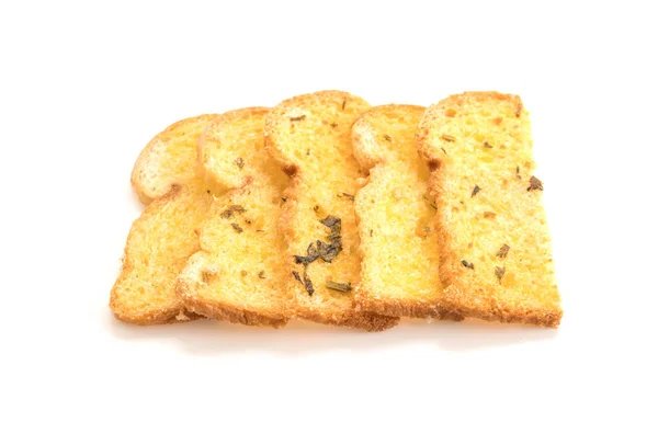 Garlic and herb bread slices — Stock Photo, Image