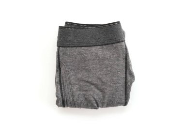 Beyaz arka plan üzerinde erkek iç giyim