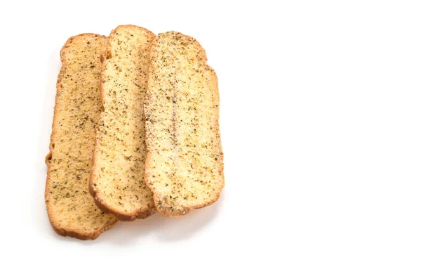 Garlic and herb bread slices — Stock Photo, Image