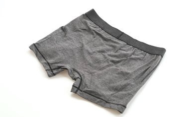 Beyaz arka plan üzerinde erkek iç giyim