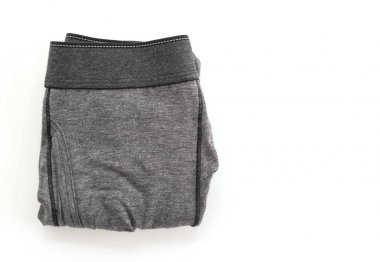 Beyaz arka plan üzerinde erkek iç giyim