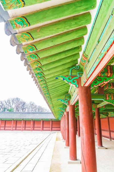 Palazzo Changdeokgung Bella architettura tradizionale a Seoul — Foto Stock