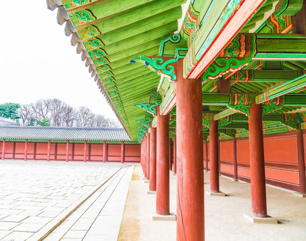 Changdeokgung palast schöne traditionelle architektur in seoul — Stockfoto