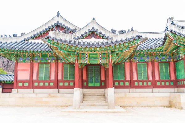 Changdeokgung Palace Bela Arquitetura Tradicional em Seul — Fotografia de Stock