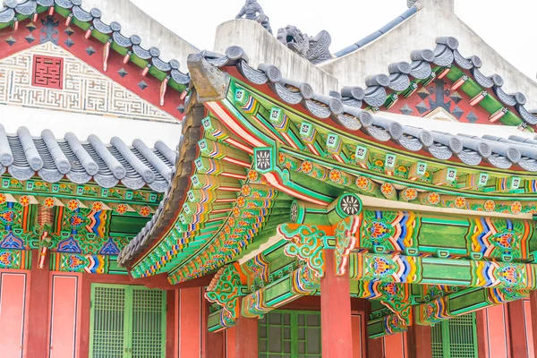 Changdeokgung palast schöne traditionelle architektur in seoul — Stockfoto