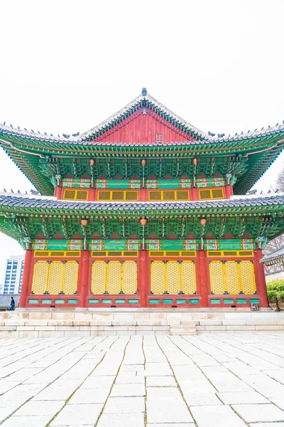 Palazzo Changdeokgung Bella architettura tradizionale a Seoul — Foto Stock