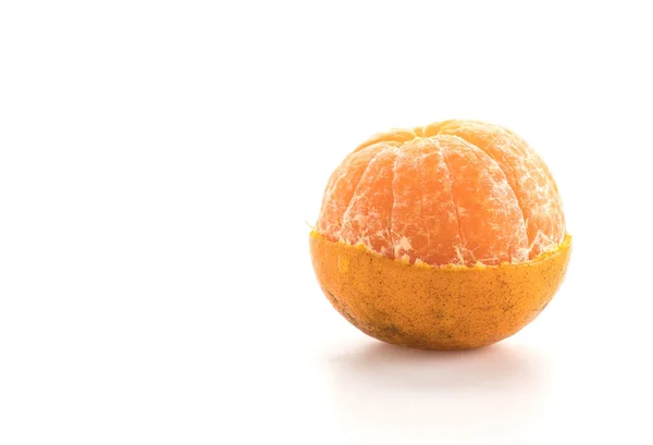 Fresh orange on white background — Stock Photo, Image