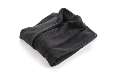 Gömlek, kazak beyaz arka plan üzerine