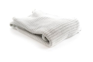 Gömlek, kazak beyaz arka plan üzerine