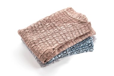 Beyaz arka plan üzerinde moda yelek