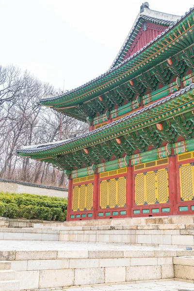 창덕궁의 아름 다운 전통 건축 — 스톡 사진