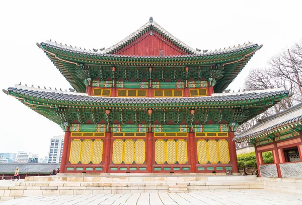 Palacio Changdeokgung Hermosa arquitectura tradicional — Foto de Stock