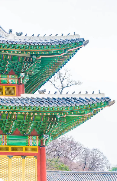 Changdeokgung palast schöne traditionelle architektur in seoul — Stockfoto