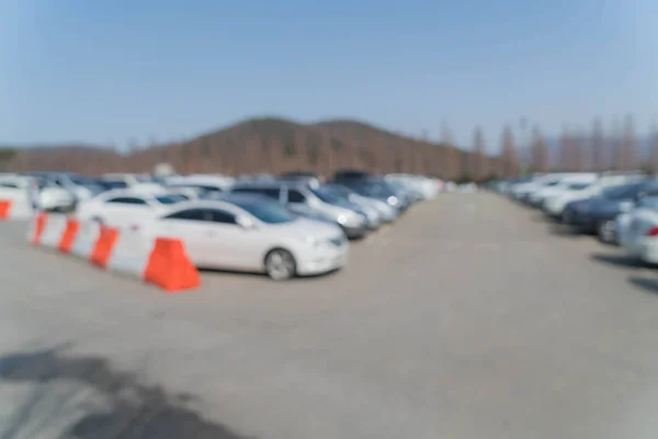 Abstrato carro de estacionamento borrão — Fotografia de Stock