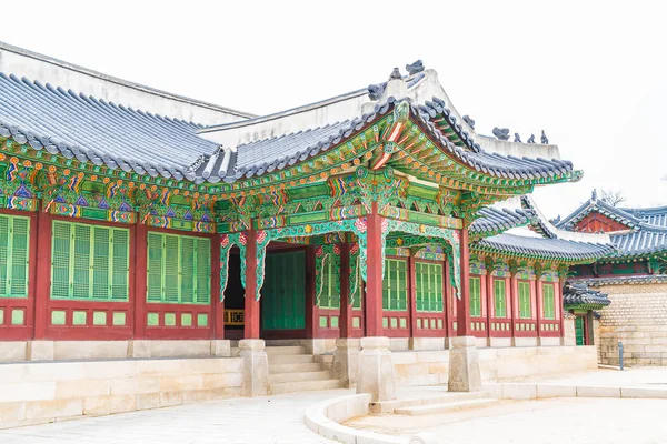 Changdeokgung Palace Smuk traditionel arkitektur i Seoul - Stock-foto