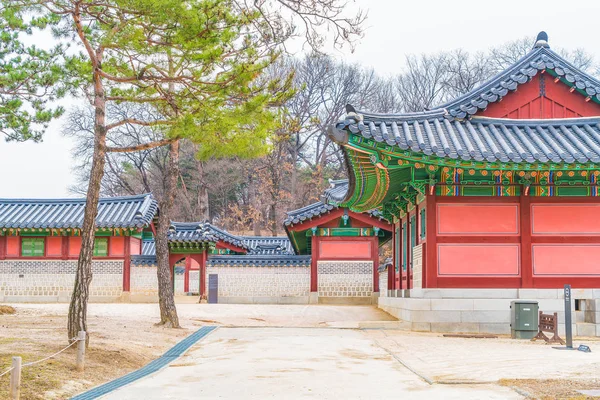 Changdeokgung Palace Bela Arquitetura Tradicional em Seul — Fotografia de Stock