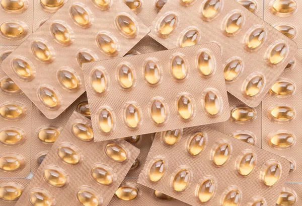 薬と薬のカプセルのパッキン — ストック写真
