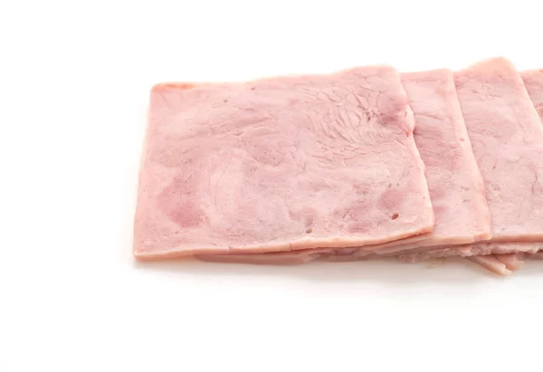 Pork ham on white background — Stock Photo, Image