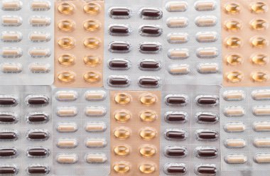 Ambalajlar, hap ve kapsül ilaç 