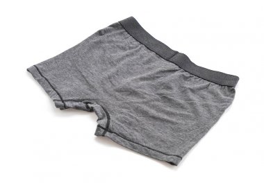 Beyaz arka plan üzerinde erkek iç giyim