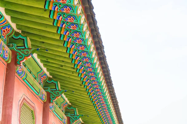 Gyeongbokgung Palast schöne traditionelle Architektur in seoul — Stockfoto