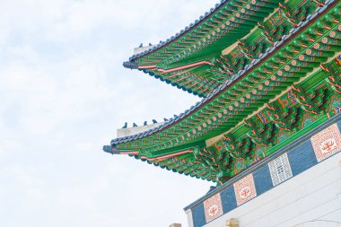 Gyeongbokgung Sarayı güzel Seul geleneksel mimari