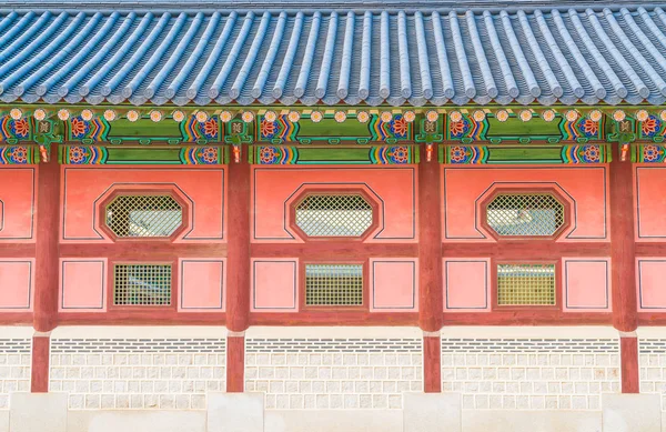 Gyeongbokgung Palast schöne traditionelle Architektur in seoul — Stockfoto