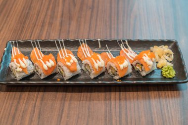 somon balığı - Japon yemeği.