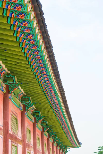 Palais Gyeongbokgung Belle architecture traditionnelle à Séoul — Photo